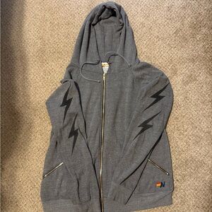 Gray Hooded Aviator Nation hoodie